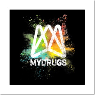 HOW TO SELL DRUGS ONLINE FAST MYDRUGS LOGO POWDER Posters and Art